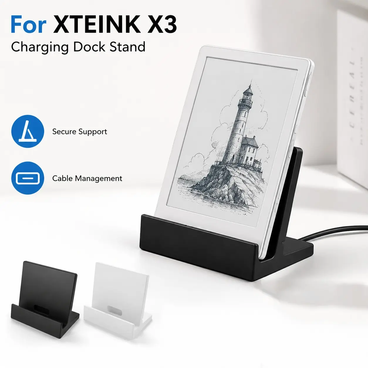Xteink X3 Charging Holder, Efficient Power Solution, Ideal for Devices, Reliable Charging Experience, Perfect for Daily Use
