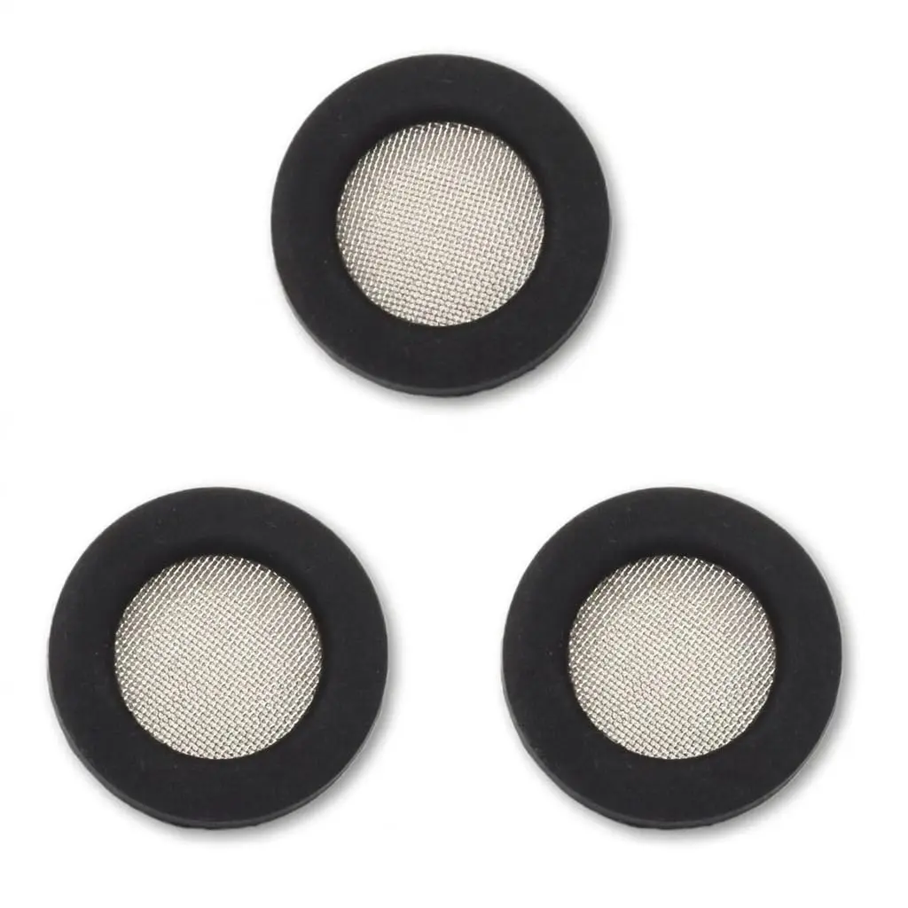 Shower  Gasket  Washer  Filter Gasket for Shower  Water tap Faucet (Black 3 count)