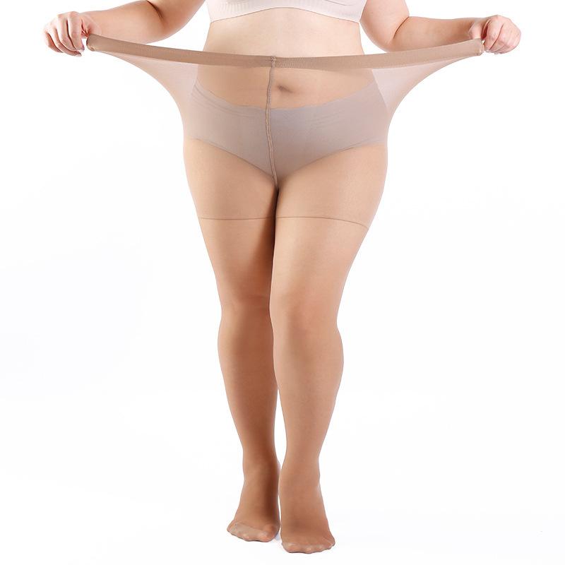 Women Ultra Thin Natural Nude Look Pantyhose High Waist Slimming Fake Bare Legs Transparent Skin Tone Tights for Spring Summer