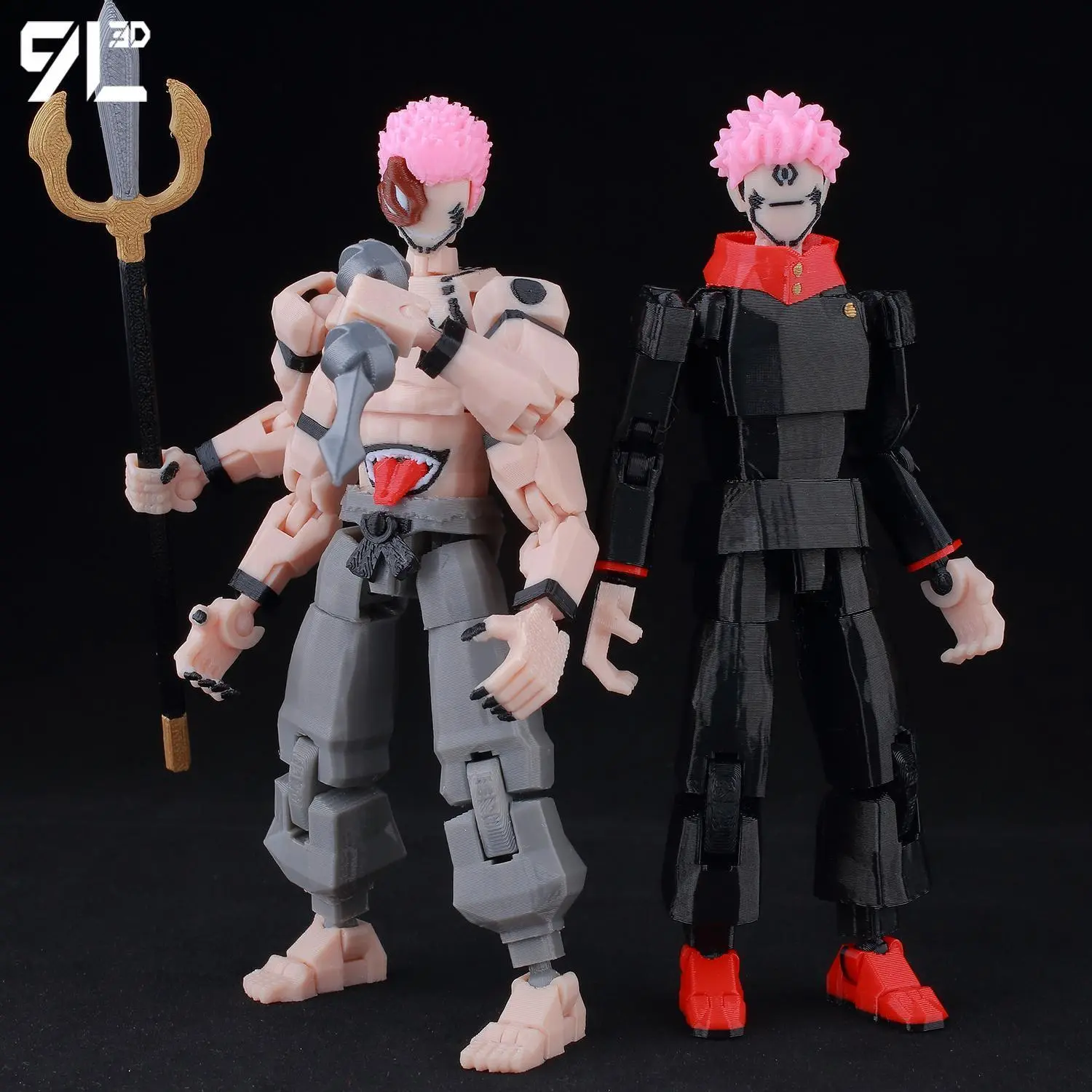 2026 Hot 9L3D T13 Jujutsu Kaisen Itadori Multi-Jointed Movable Figure, LUCKY13 Training Ver., JJK Titan13 3D Printing Dummy, 13~15cm Tall Stress Relief Toy Gift for 12 Years Above, Yes Certified