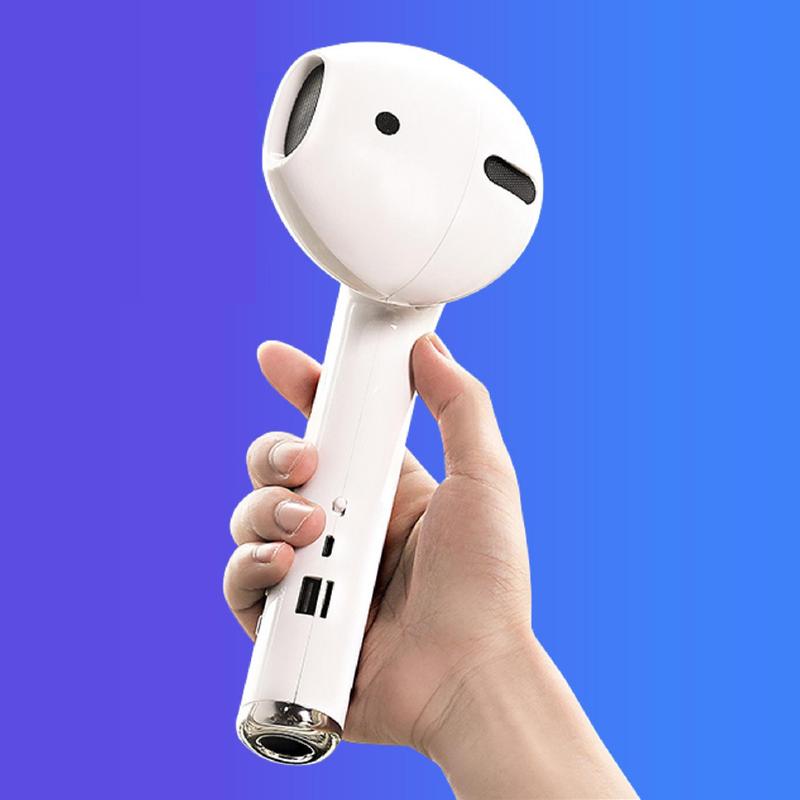 Super Earphone Music Speaker True Wireless Bluetooth Speaker, 3W HQ Audio | Built-in FM Radio, Aux Port, USB & TF Card Slot, Built-in Microphone for Answering Calls | Rechargeable Battery