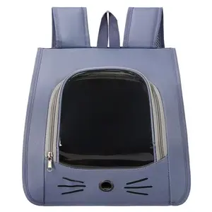 Space Capsule Pet Backpack, Foldable Breathable Large Shoulder Bag for Cats & Dogs, Portable Outdoor Carrier