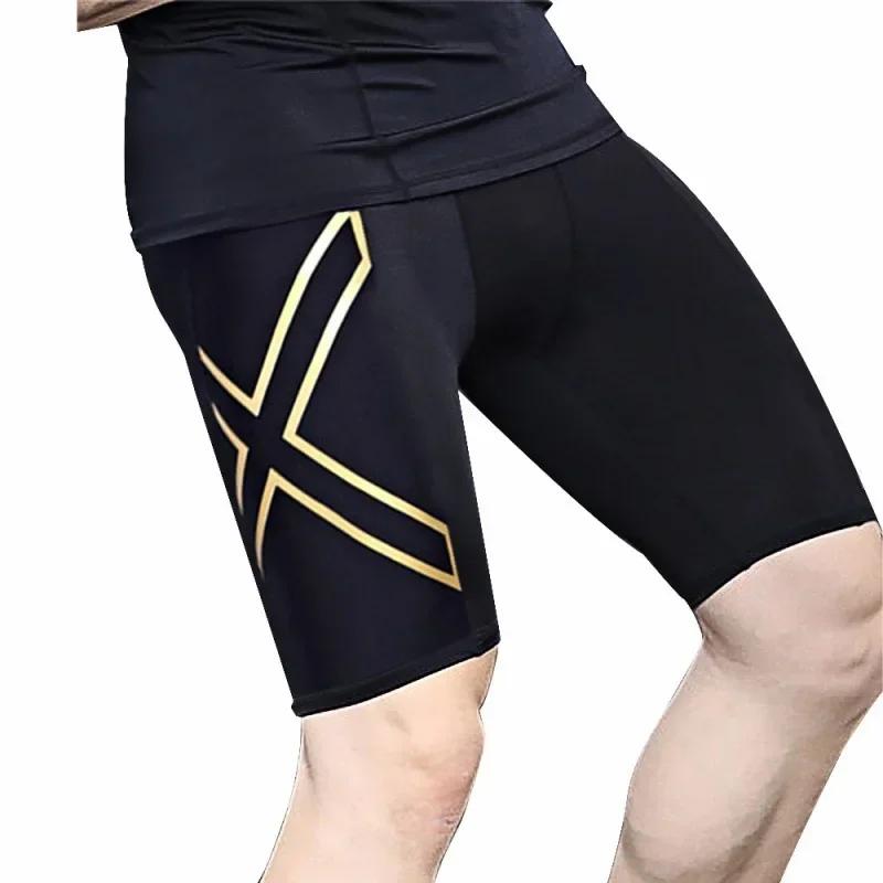 Kyn Apparel 2026 New Compression Gym Shorts Men Quick-drying Workout Fitness Leggings Shorts Running Bottom Sports Tights for Men