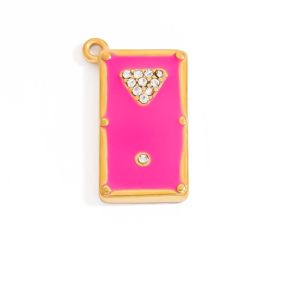 Titanium steel DIY jewelry accessories, stainless steel necklaces, bracelets, pendants, 18K gold pendants, accessories, and ornaments