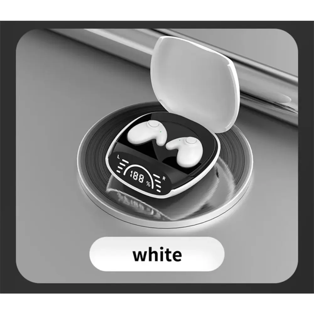 Invisible TWS Bluetooth 5.3 Audio Earbuds, Water-Proof Noise Reduction Electronic Headphones with Button Control & Charging Case, for Sleep & Sports Use with Phones