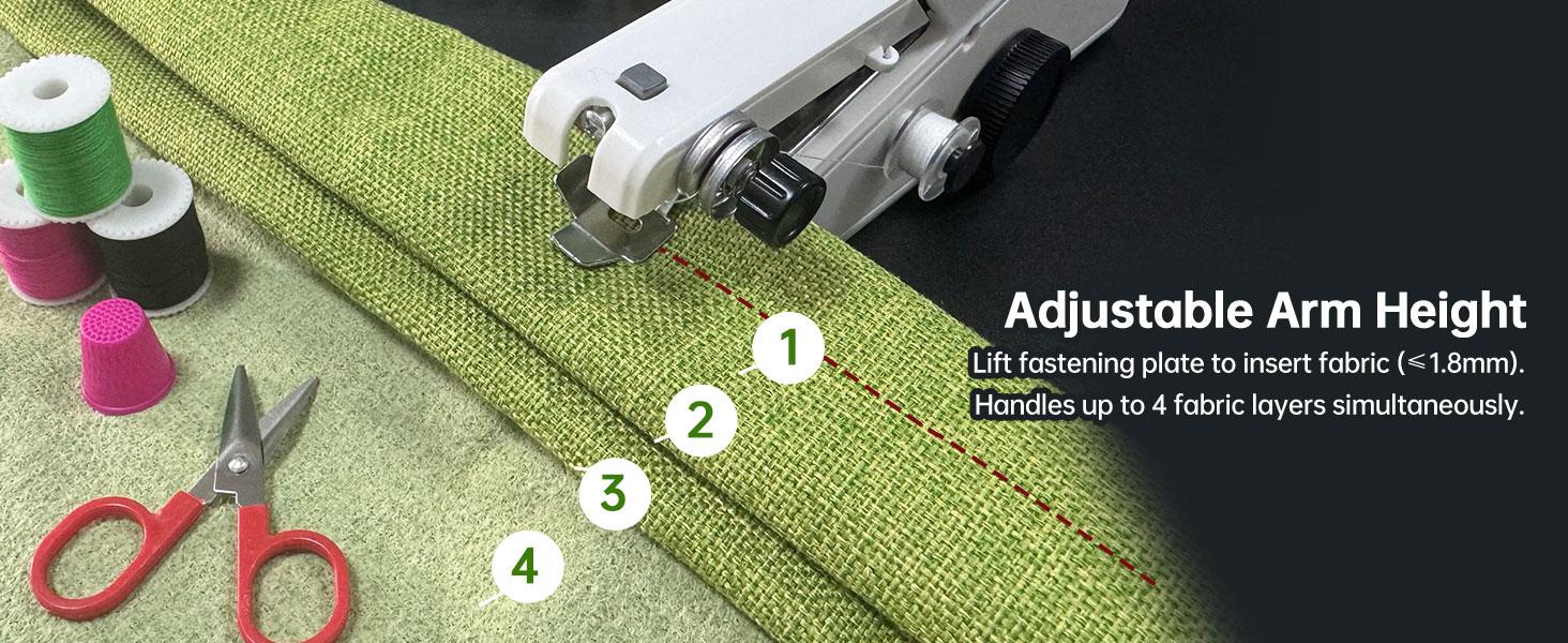 Sewing Machine for Beginners - Mini Sewing Machine, Complete Sewing Kit & Accessories - Easy Stitching for Home, Travel & DIY Repairs, Black