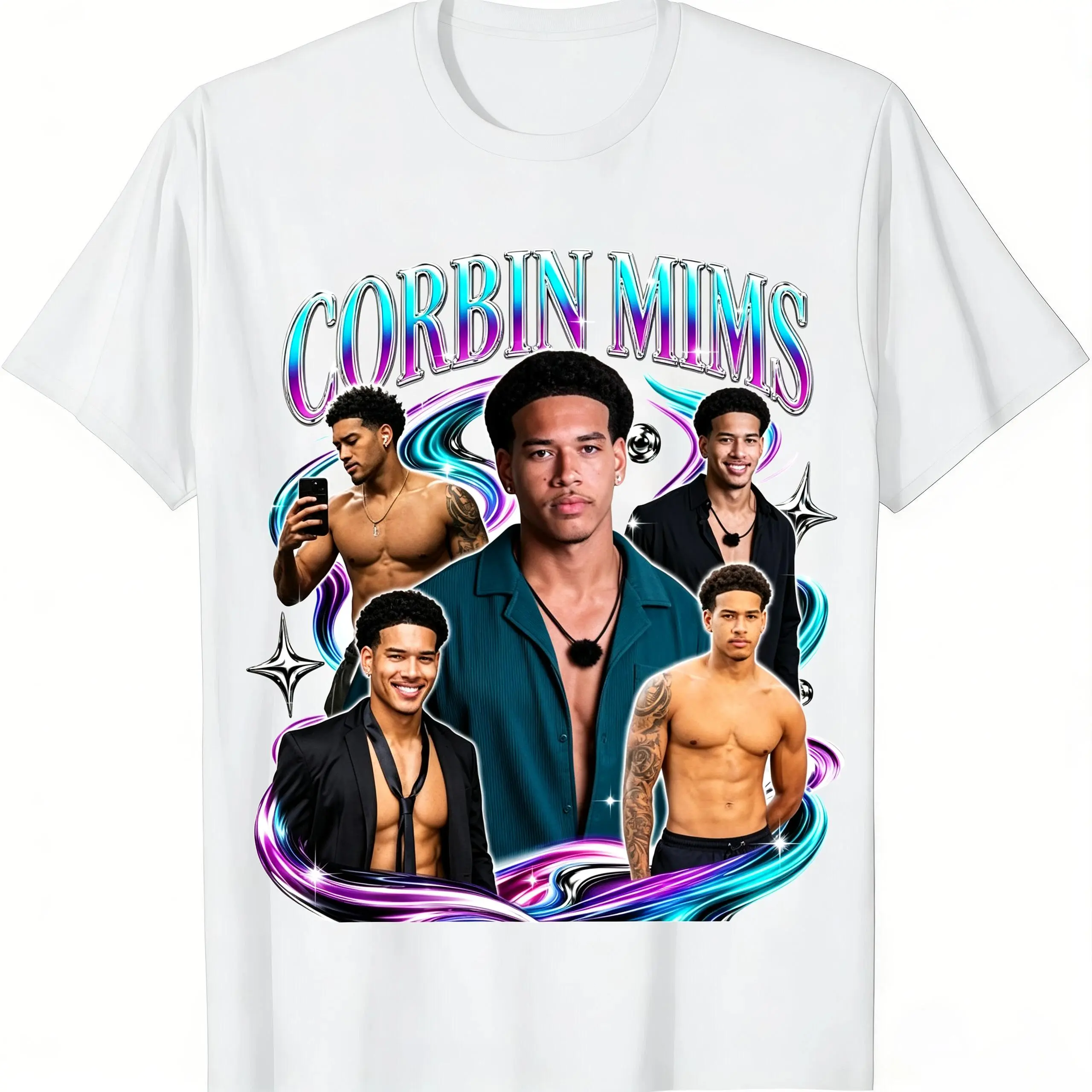 📺💖Corbin Mims Graphic Tee| Love Island USA Fan Shirt| Vintage Y2K Unisex T-Shirt| Reality TV Inspired Gift for Him & Her