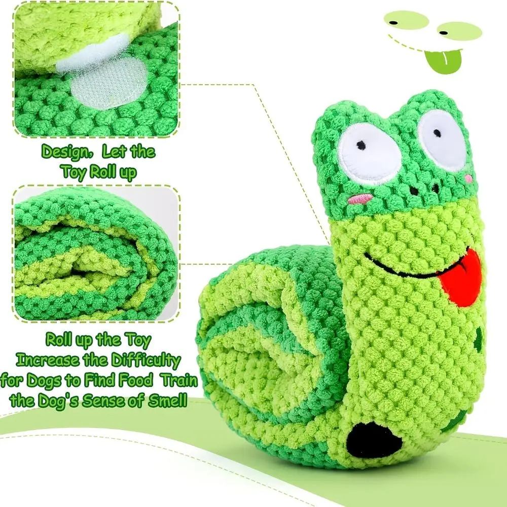 Interactive Squeaky Dog Toy with Double-Layer Sound & Three-Squeaker Design - Durable Plush Tug-of-War Toy for Small & Medium Breeds, Mental Stimulation & Teeth Cleaning, Crinkle Dog Toy