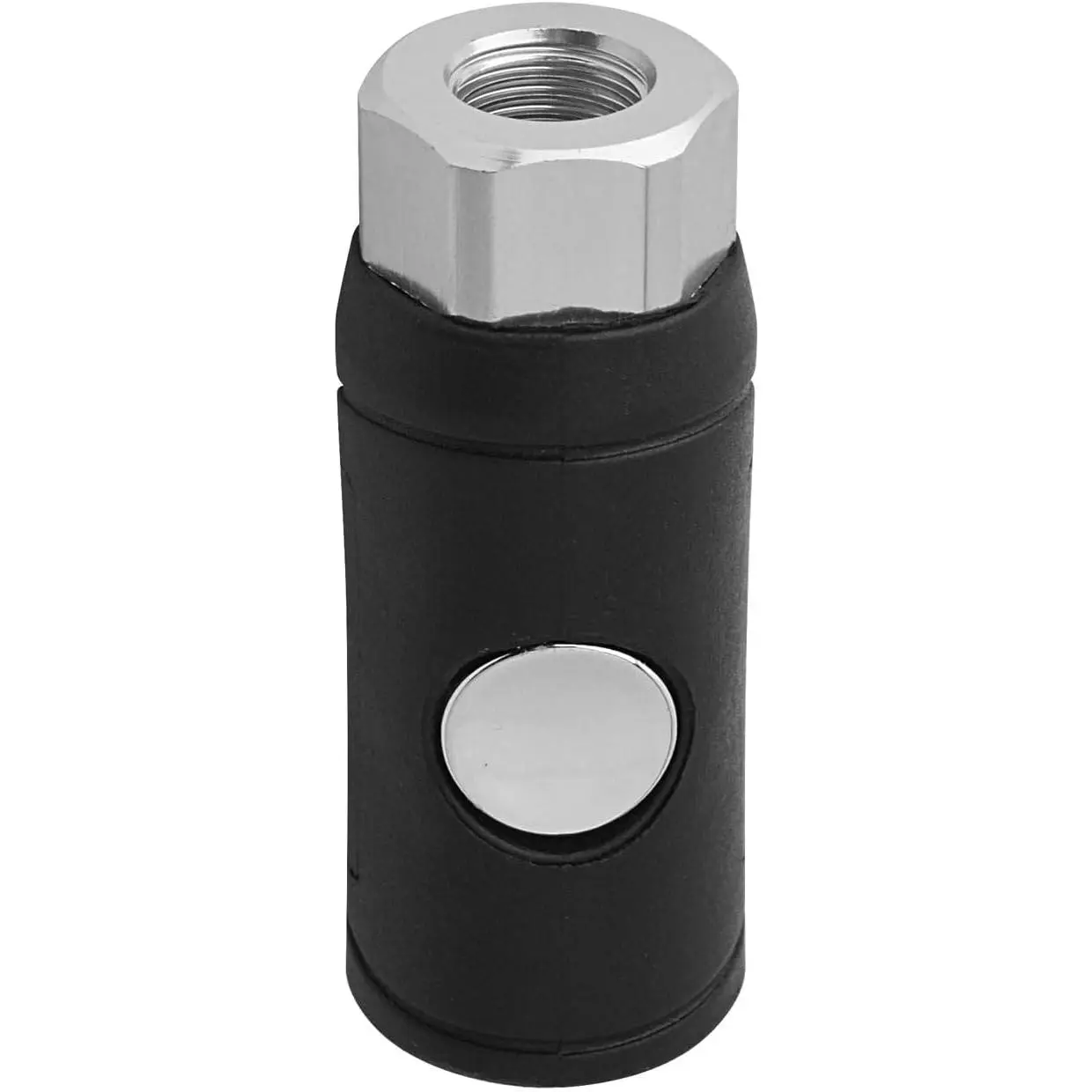 1/4" Female I/M Type Air Coupler - Push Button Safety Quick Disconnect Coupling 1/4"  Air Coupler for Pneumatic Tools