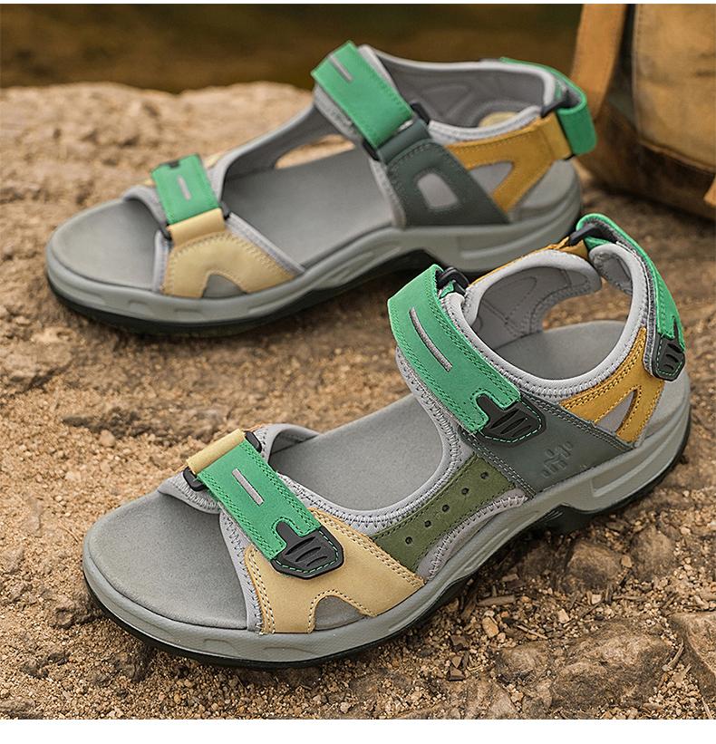 Women's Adjustable Strap Sport Sandals Breathable Cutout Design Textured Non Slip Sole Comfort Outdoor Casual Footwear