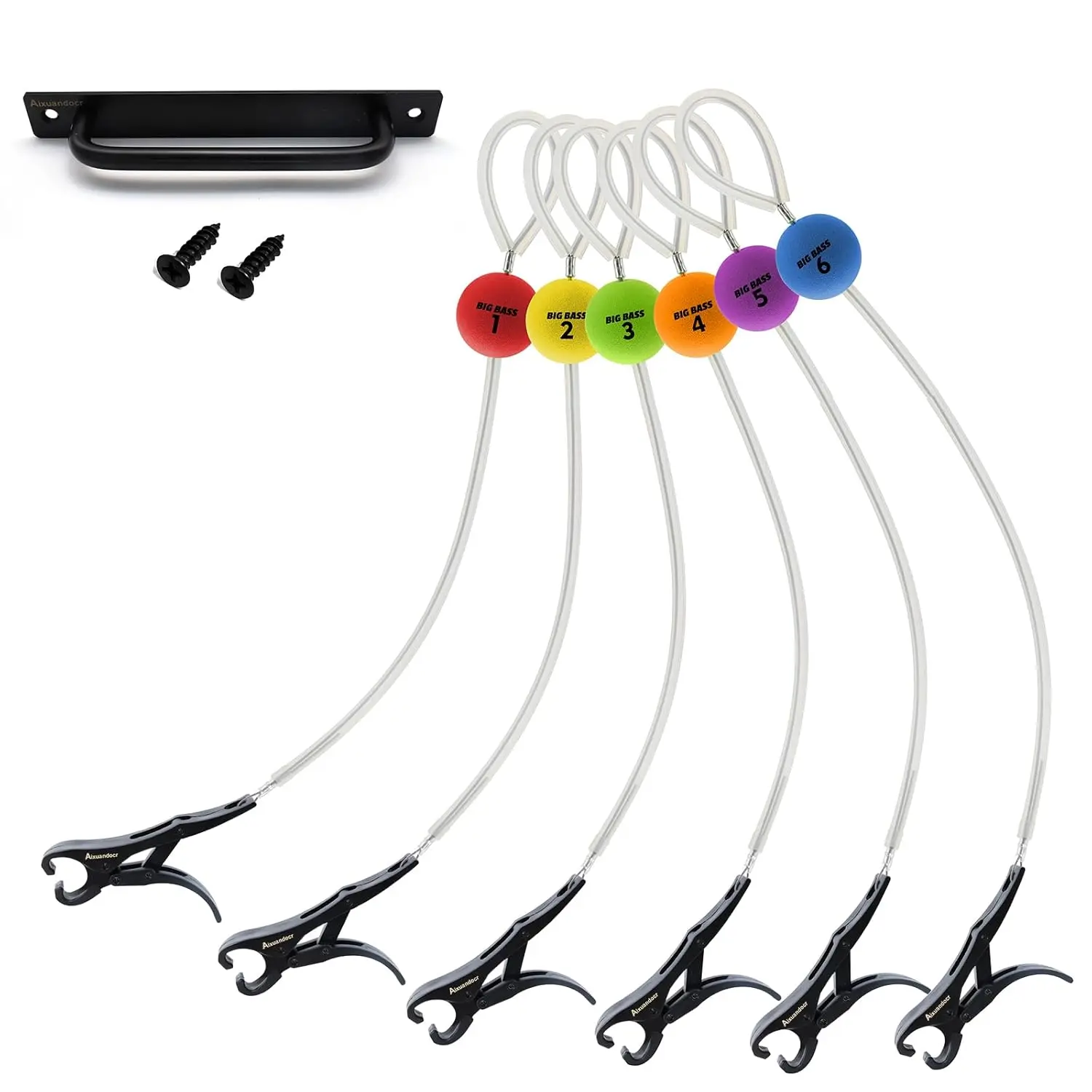 Cull Tags for Bass Fishing, Fish Culling System with 6 Color-Coded Tags and Buoy Keeper, No Puncture Style Tournament Bass Fishing Accessories Fishing Gear for Tournament Angler