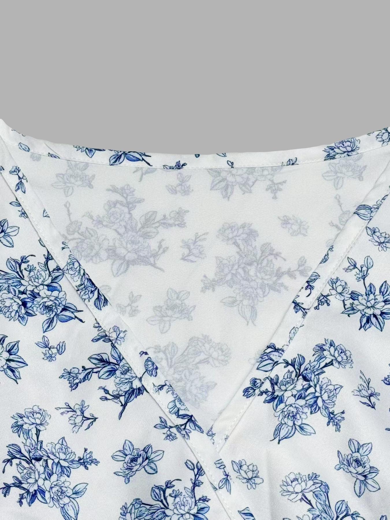 Women's Long Sleeve V Neck Fitted Woven Dress, Casual Elegant Style, Perfect for Daily Wear & Leisure Activities, All Season Comfortable, Spring