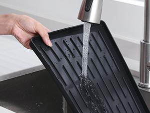 Water Bottle Organizer Drying Rack for 40 oz Tumbler with Handle, 2 in 1 Multifunctional Cup Storage Holder Compatible with Stanley, Owala, Simple Modern, Soufull, 8 Slots (Patented)