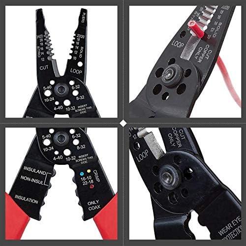 WG-015 Professional 8-inch Wire Stripper/wire crimping tool, Wire , Wire Crimper,  Stripper, Wiring Tools and Multi-Function Hand Tool.