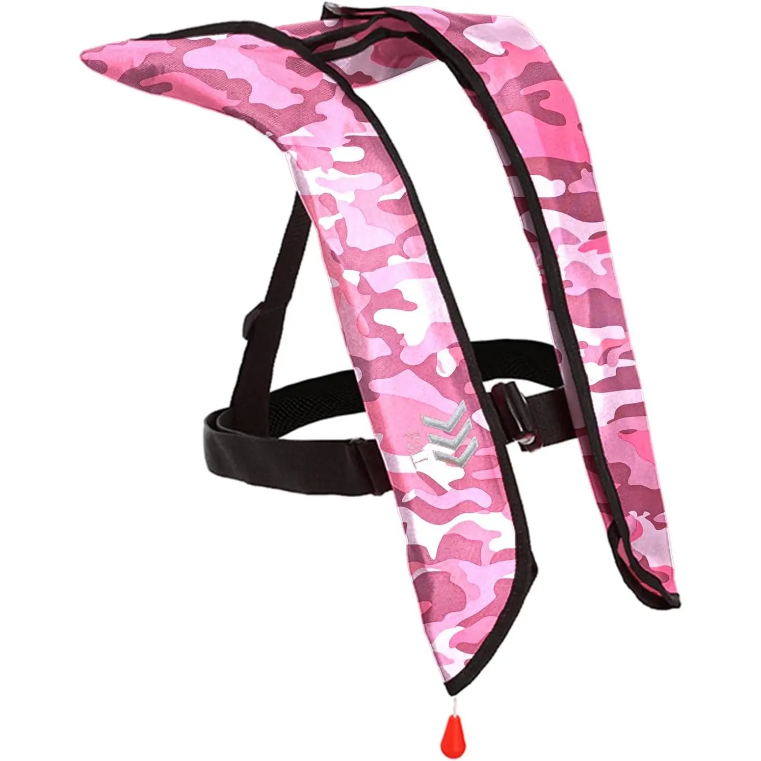 Manual Inflatable Life Jacket for Adult Women, Safety Preserver PFD Life Vest Supports Weight Up to 330 Pounds