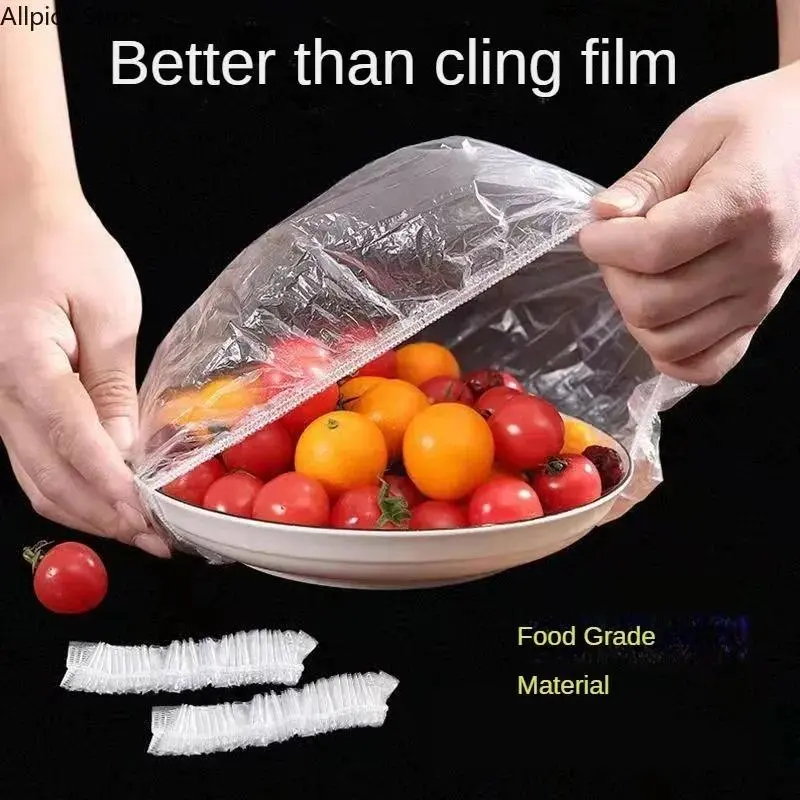 Reusable Silicone Lids (100PC) - Airtight Elastic Food Savers, Plastic Wrap Alternative, Round Containers Lid, Kitchen Storage Gadget