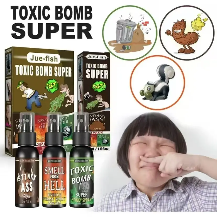 3p Fart Spray 30ML, Strong Odor Mist, Non-Toxic, Prank Gift for Adults, Perfect for Jokes and Fun, Ideal for Adult Entertainment