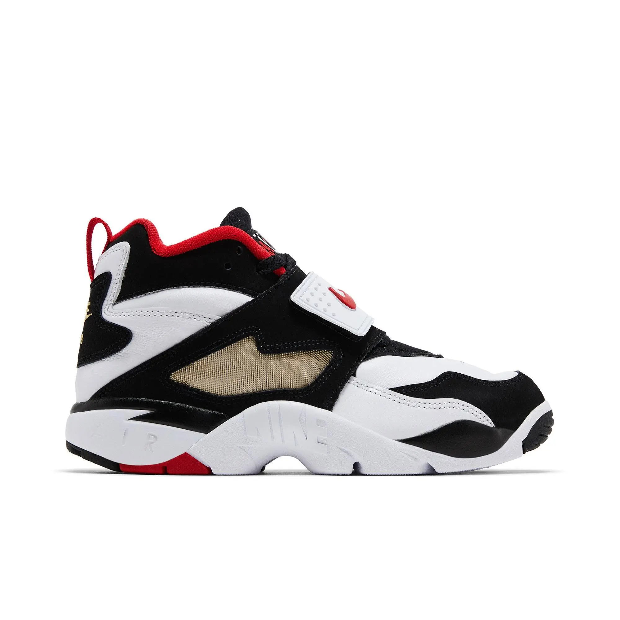 Nike Air Diamond Turf '49ers' 2025 (Unisex) White/Fire Red/Black/Metallic Gold retro basketball shoes FZ8224 100