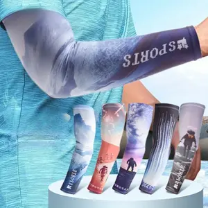5 Pairs Cooling UV Protection Arm Sleeves – Ice Silk Sun Sleeves for Men & Women