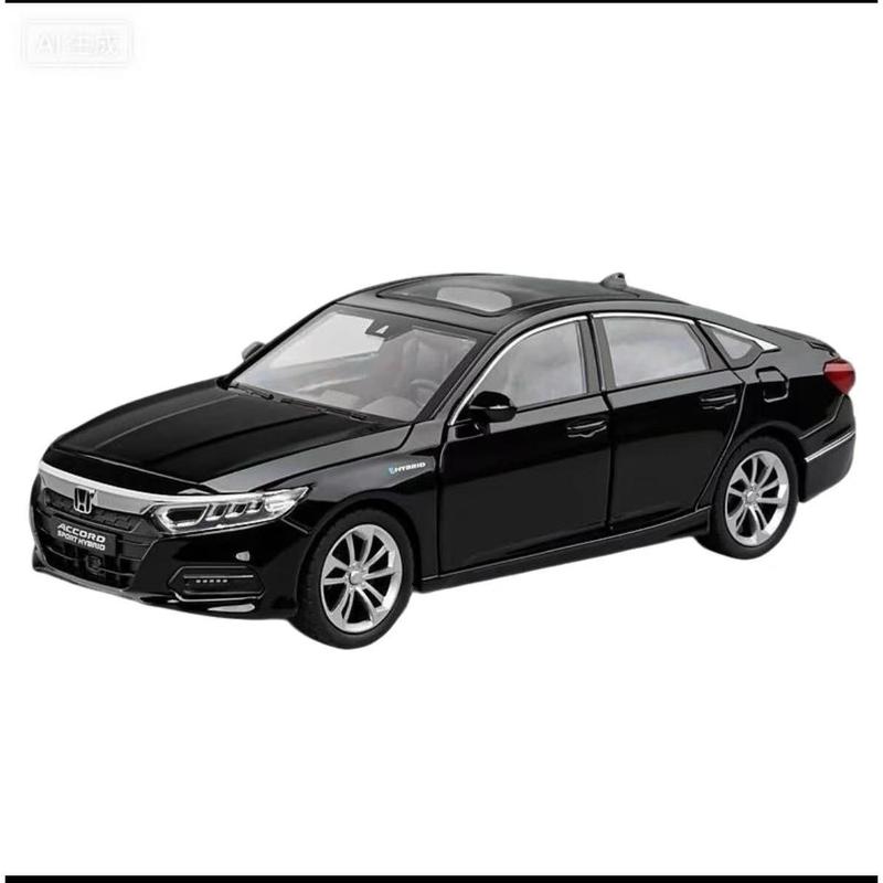 1:24 Luxury Sedan Sound and Light Alloy Metal Die-cast Car Model Collectible Hobby Decoration Fashion Holiday Gift Box for Boys