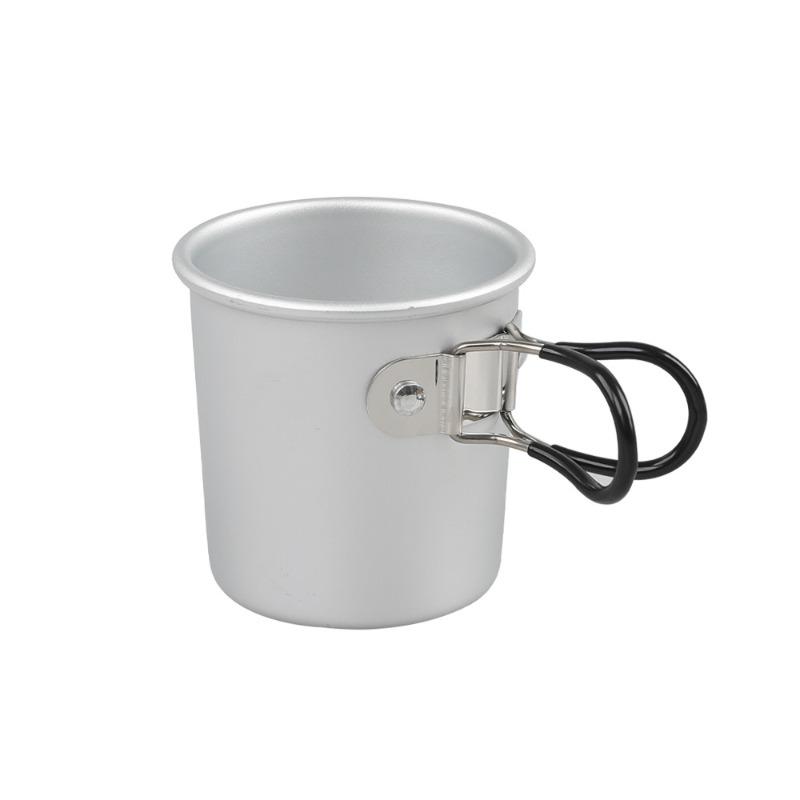 Outdoor camping aluminum cup portable coffee cup aluminum alloy beer cup camping water cup teacup