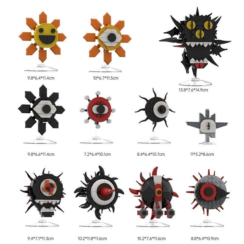 Sprunki Blocks Toys Sprunki Building Blocks Model Children's Educational Oren Wenda Building Block Toys for Kids Birthday Gift popular