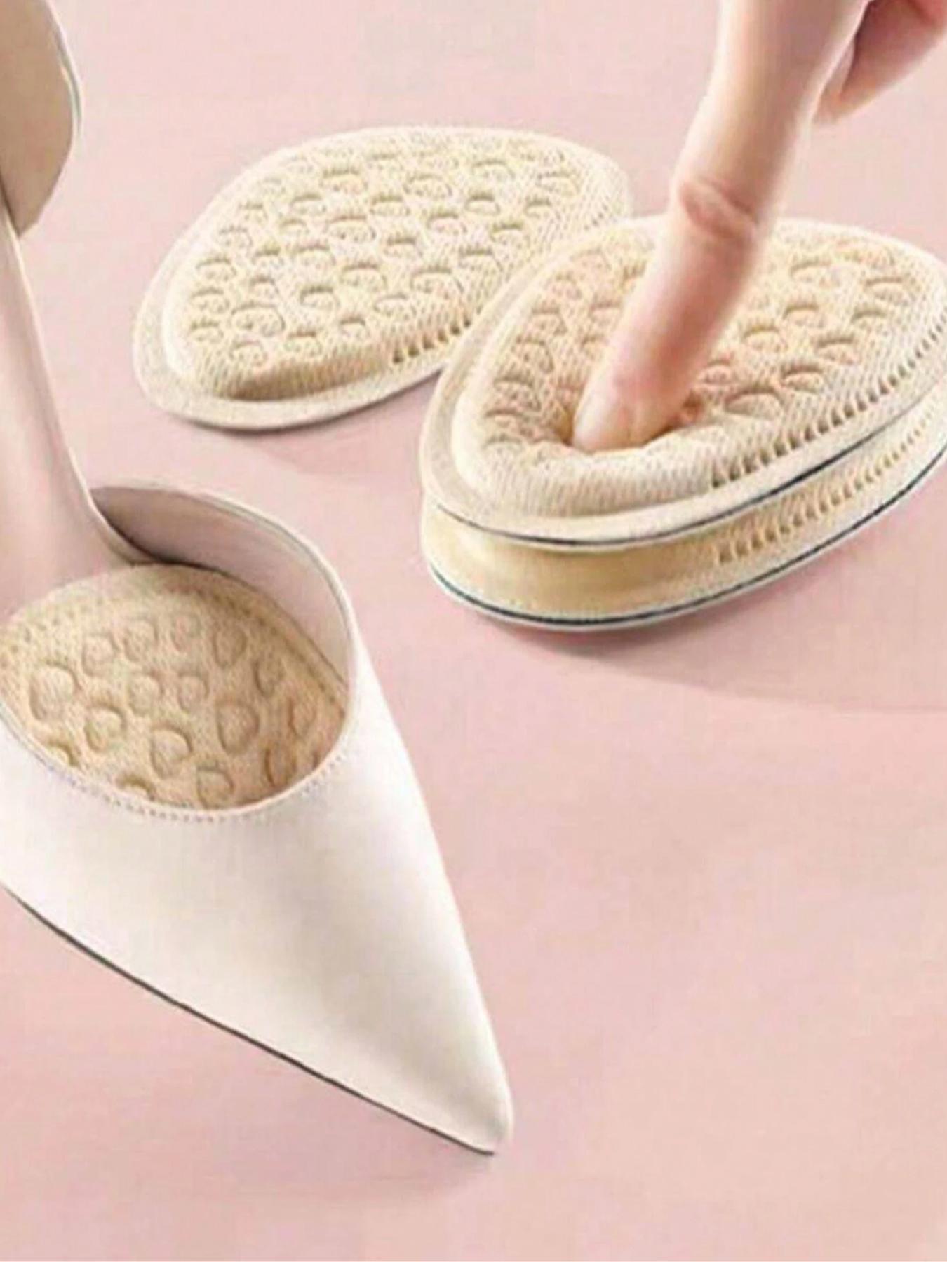 Women's Anti-Slip Shoe Forefoot Insoles, Soft Comfortable Casual Breathable High Heel Inserts, Comfortable Pads for Pain Relief, Anti-Wear & Foot Protection