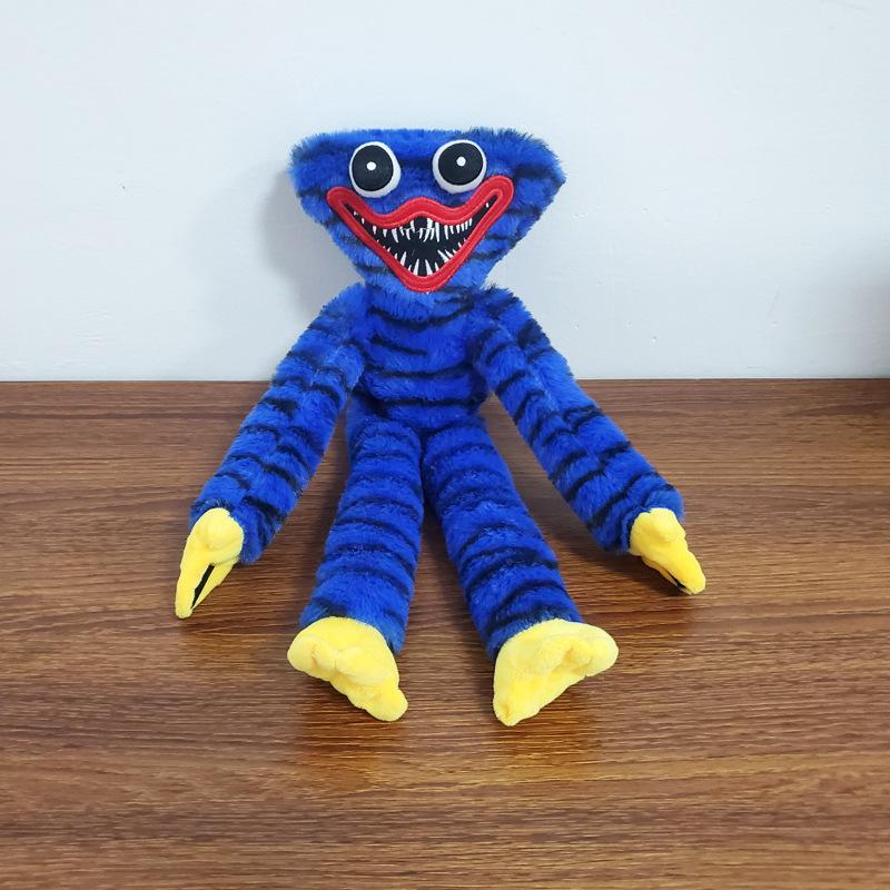 40cm 8 Styles Striped Huggy Wuggy Plush Toy, Soft Stuffed Monster Doll, Cartoon Game Character Plushie for Kids