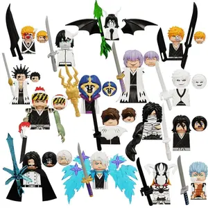 2026 hot item Blind Box KDL816 WM6164 Building Blocks Mini Model Figures Anime Bleach Kurosaki Ichigo Kuchiki Rukia Cartoon Christmas Gift Toy
