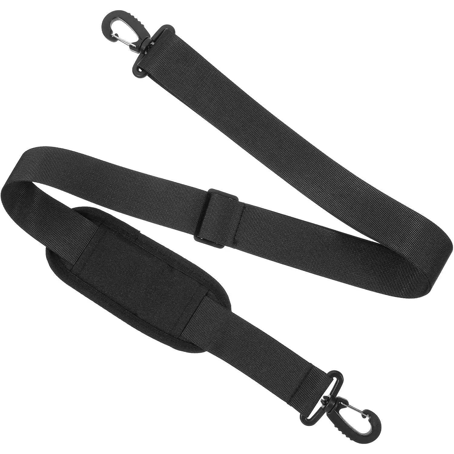 56" Bag Strap,  Strap  Adjustable  Belt  Laptop  Straps Luggage Duffel Straps with Metal Hook for Briefcase Laptop Messenger Crossbody Bag Luggage Camera