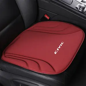 Fashion Car Seat Cover Ice Silk, Waist Cushion for Auto Seats, Protection Pad for Honda Mugen Jazz Insight Freed Fit Crv Civic Accord City