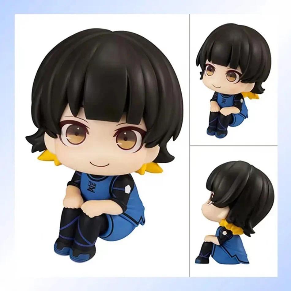 Isagi Yoichi Doll Blue Lock Action Figures toy Q Version Chigiri Hyoma Bachira Meguru Nagi Seishiro Figure PVC Ornament Toys