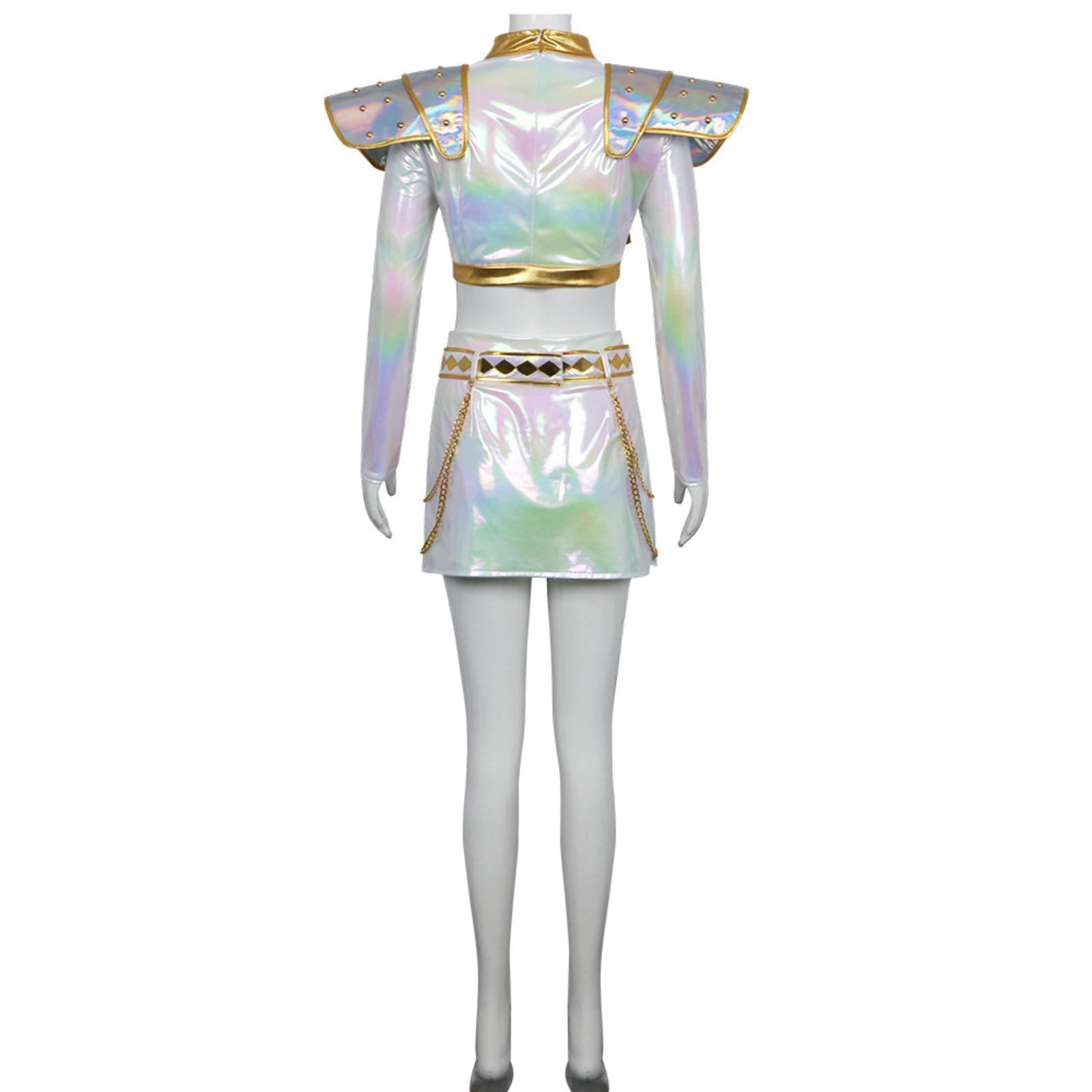 Halloween Dance Costume and Music fashion Style Cosplay Set |               3-piece Performance Set Children's Party Suitable for Ages 3-12