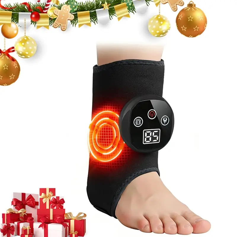 The new electric foot massager combines hot compress and vibration massage functions, suitable for massaging the calves, feet, ankles, and arms. It has 3 massage modes and is suitable for gift giving, Holiday Gift Massagers