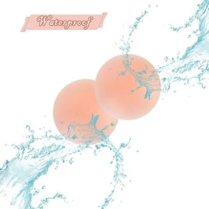 Silicone Nipple Covers 5 Pairs Women's Reusable Adhesive Invisible Pasties Nippleless Covers Round & Flower-shaped with Red Storage Case Bras Womenswear