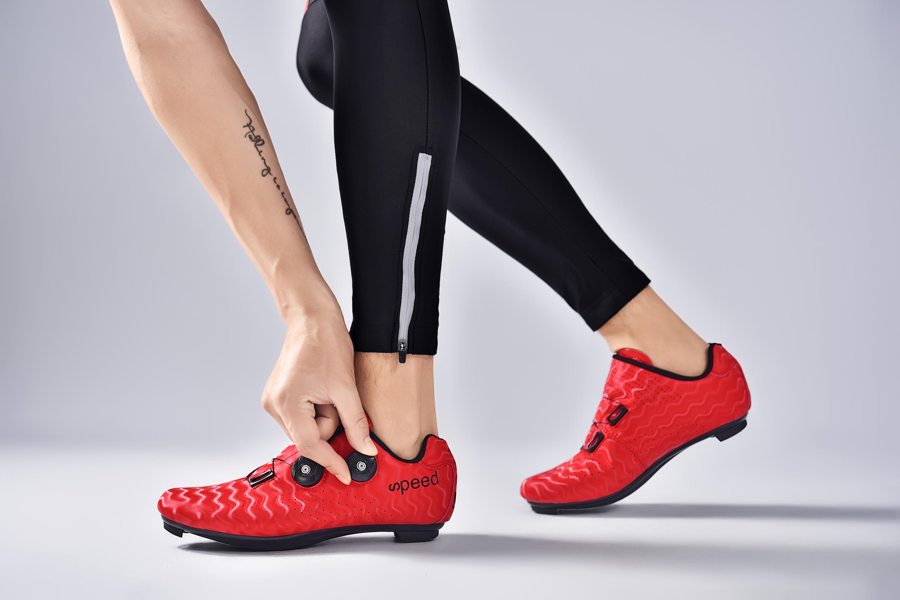 [Breathable Lightweight Cycling] Sneakers, Road Cycling Shoes, New Spring/Summer Model, Breathable and Lightweight Bicycle Shoes for Men and Women