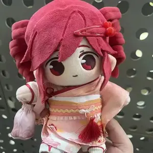 Kasane Teto Plush Toy Kimono Dress Up Changeble Clothes 20cm Stuffed Doll Soft Figure Cosplay Room Decoration Fans Birthday Gift