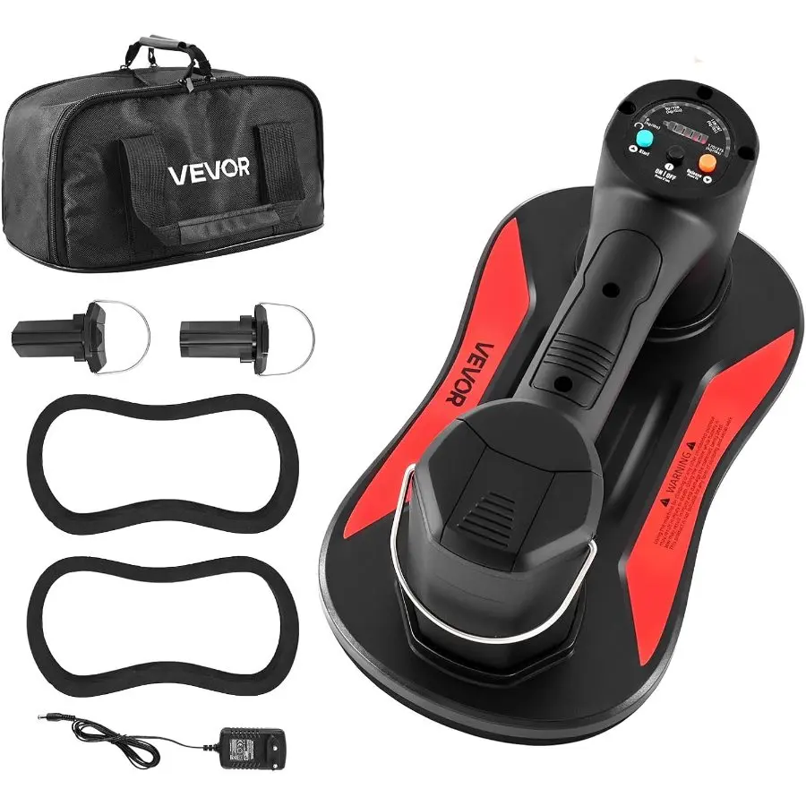 VEVOR Electric Suction Cup, 8 - Inch Vacuum Glass Lifter with Digital ...