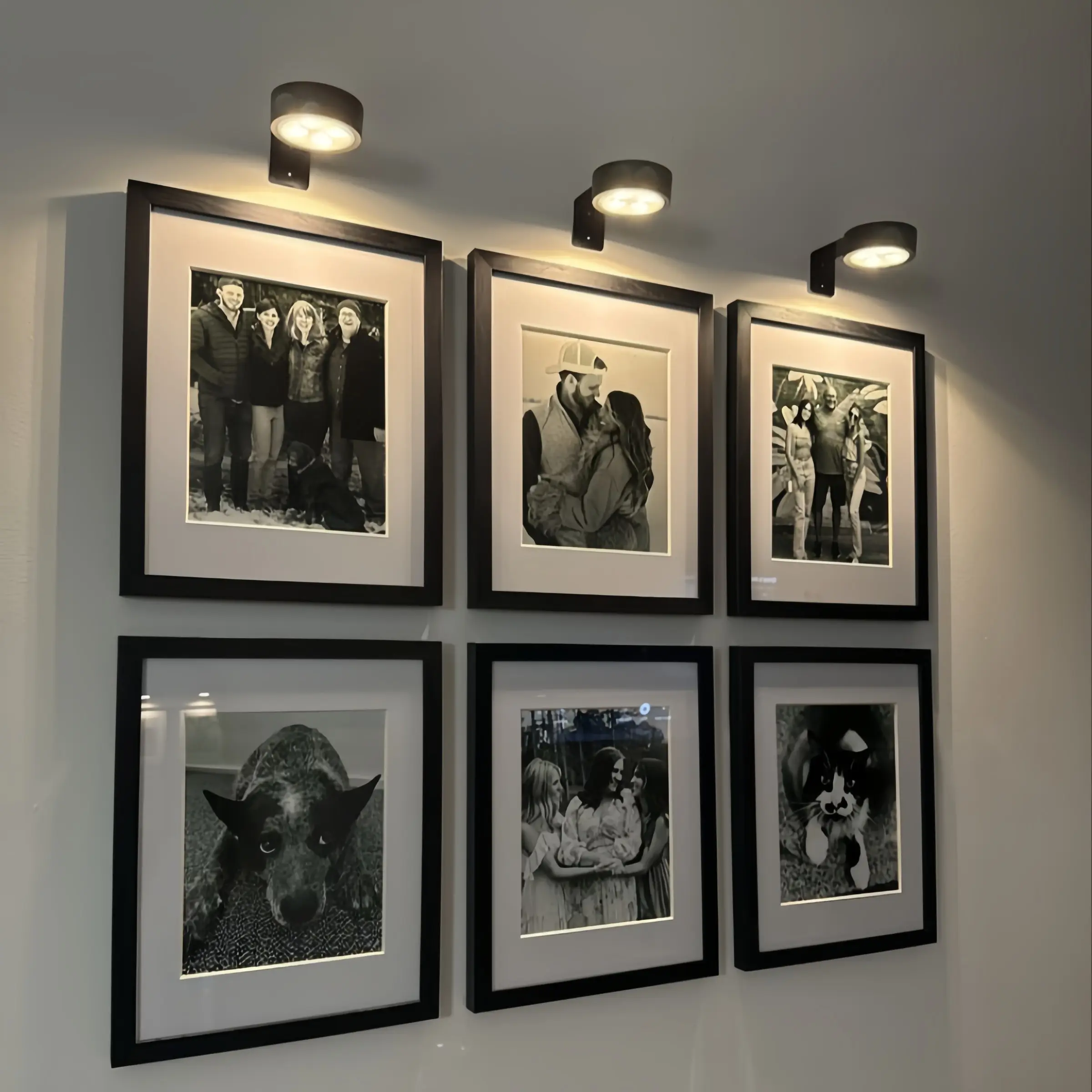 3-Pack LED Wall Lights, Battery-Powered Magnetic Poster Light, 3 Color Temperatures, 12 RGB, Remote Dimmer Timer, Art Display Lamp, Frame