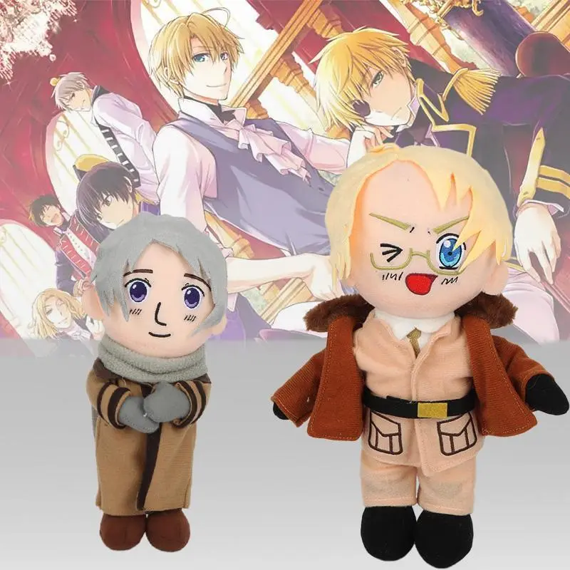 26cm Hetalias Plush Doll Hetalias Axis Powers Plush Toy Axis Powers Hetalias Merch Plushie Doll America Movie Plush Toy Fan Gift