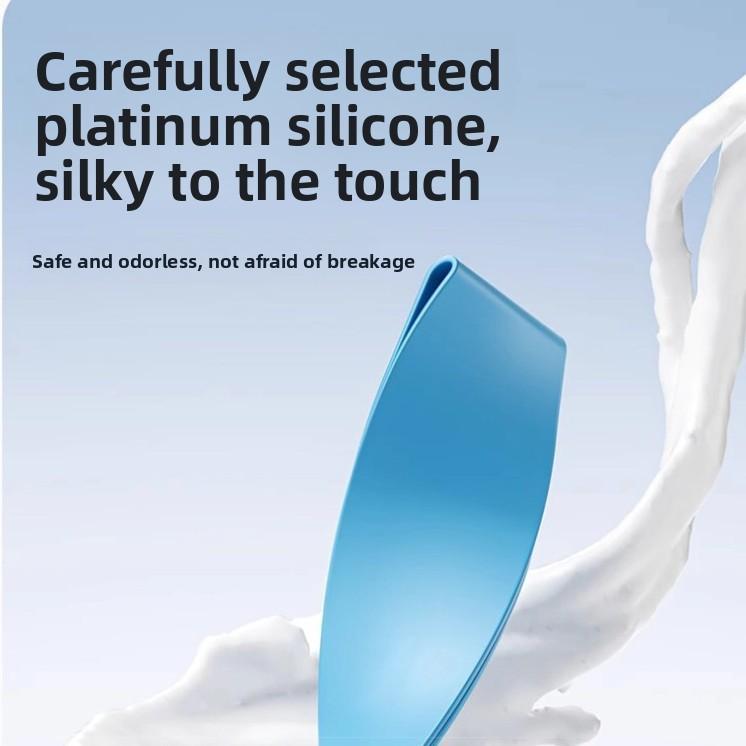 Cross-border 8-character puller Yoga pull belt Open shoulder beauty Back fitness equipment Resistance silicone elastic belt