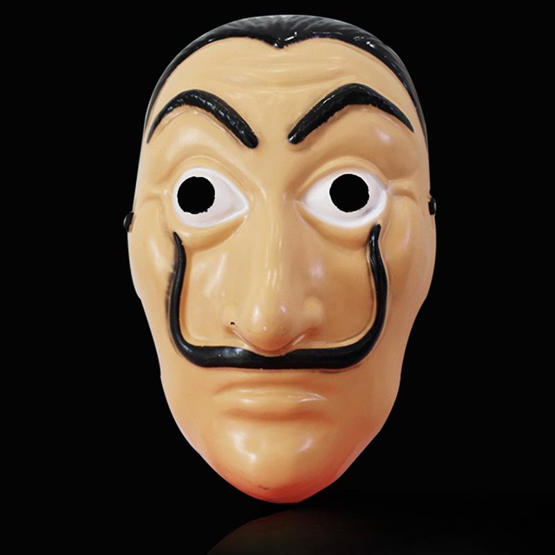 Halloween Paper Money House Dali Costume Red Jumpsuit Clown Cosplay