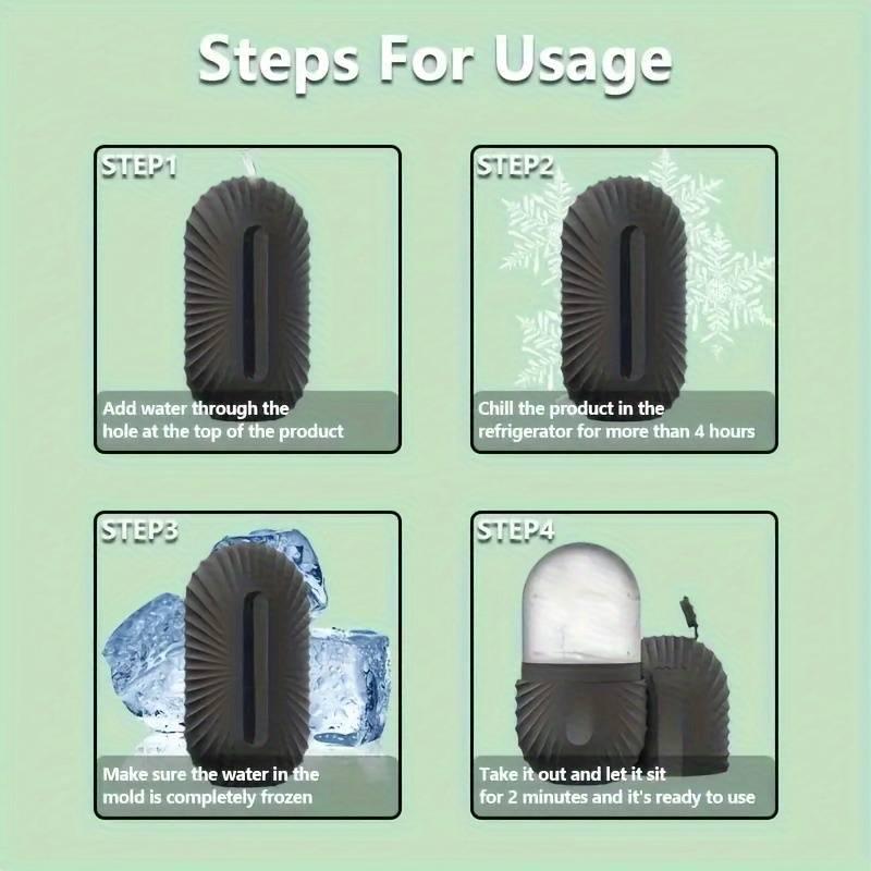 3-in-1 Facial Massage Care Set, 1 Set Stainless Steel Ice Face Roller & Scraping Set, Facial Care Tool for Lifting, Shaping and Massage, Home Beauty Tool