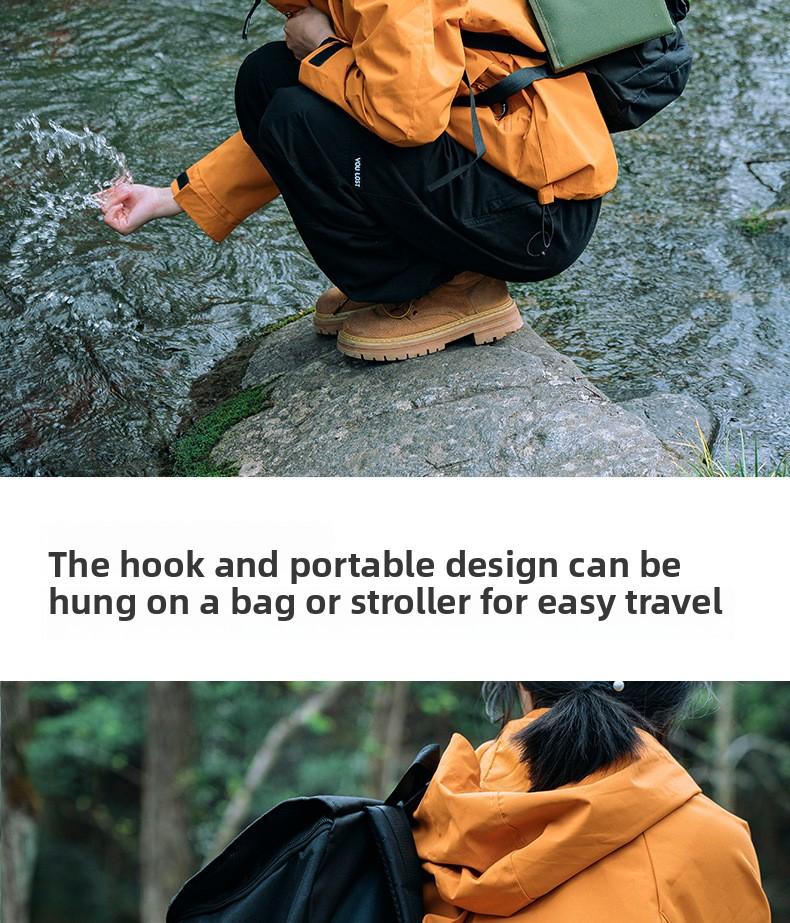 Outdoor Folding Cushion Portable Waterproof Thickened Moisture-Proof Ground Mat for Hiking, Cooling, Picnic, Grass Camping