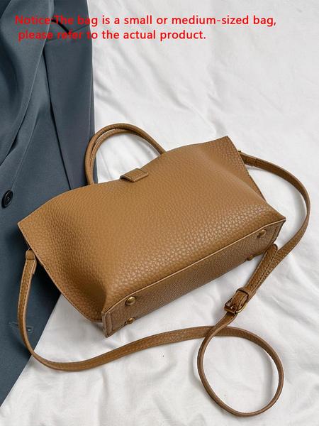 2025 Fall & Winter Women's Elegant Solid-Color Versatile Handbag, Fashionable Crossbody Bag for Daily Use, Casual Trendy High-Quality Daily Commuting Bag, Handbag Shoulder Bag