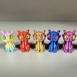 5pcs Mini Dragons, Colorful 3D Dragons, Random Colors, Home, Office And Car Decorations, Ornaments, Desk Ornament, Holiday Decorations-Suitable For Halloween, Easter, Christmas, Birthday Parties, Gifts For Children