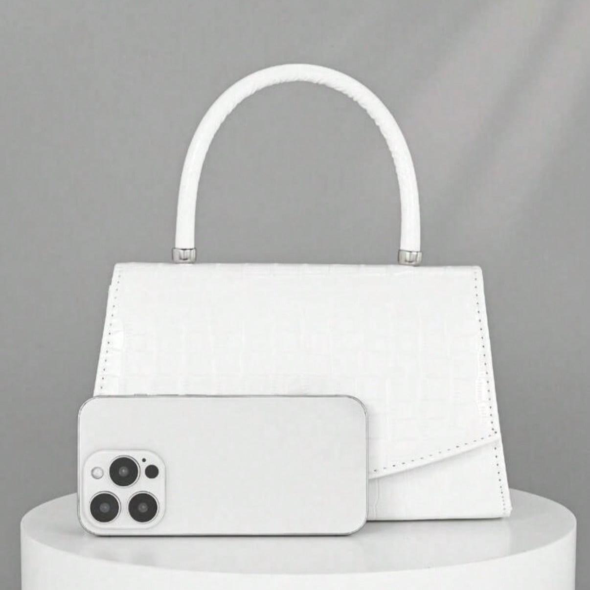 Metallic Glitter Purse for Woman, 2026 Trending Formal Crocodile Pattern Leather Everyday Handbag Woman Clutch Bag Crossbody Bag Shoulder Bag Perfect for Party, Wedding, Prom, Dinner/Banquet, Matching With Wedding Dress, Evening Gown, Party Dress, Prom Ba