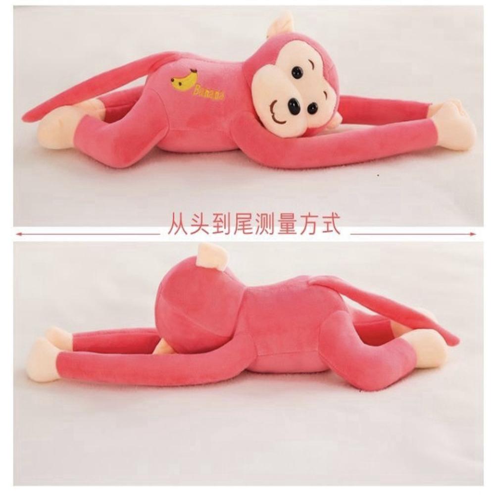45cm Cute Long Arm Monkey Plush Toy 5 Color Anti-Collision Banana Can Tie Curtains With Monkey Doll  Decoration Christmas