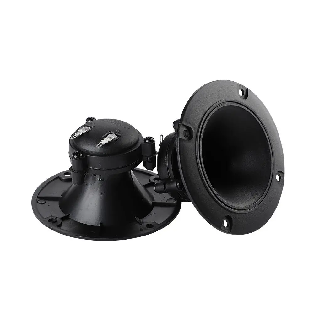 2-Piece Piezoelectric Tweeter Speaker Set, 98mm (3.85in) 150W Max Treble Loudspeaker with Audio Buzzers for Amplifiers & Mixers, Ceramic, Treble Sound