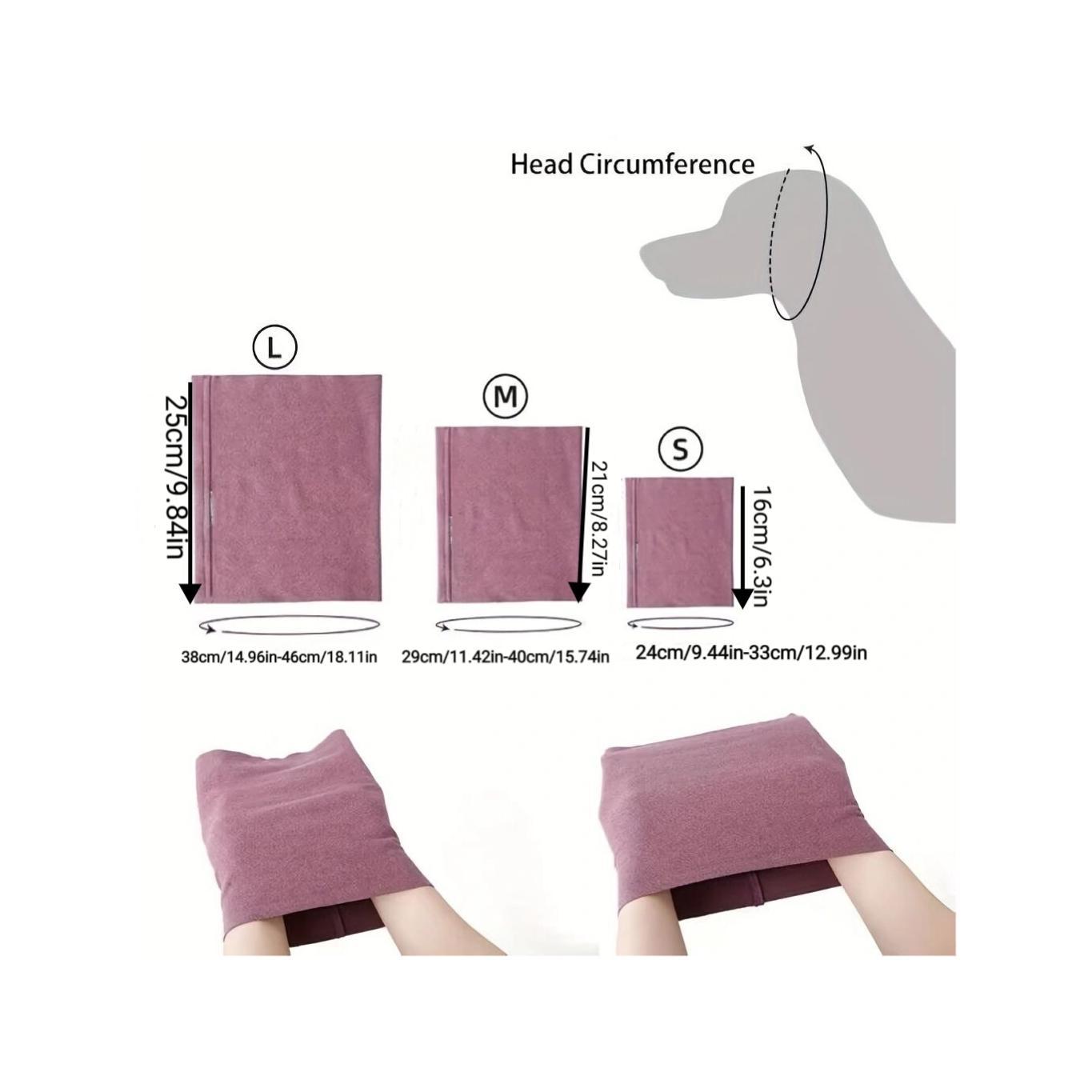 Noise Reduction Pet Ear Cover, 1 Count Soft & Comfortable Pet Ear Protector, Multi-use Pet Ear Cover for Grooming Bathing, Protective Gear, Valentine's Day Gift